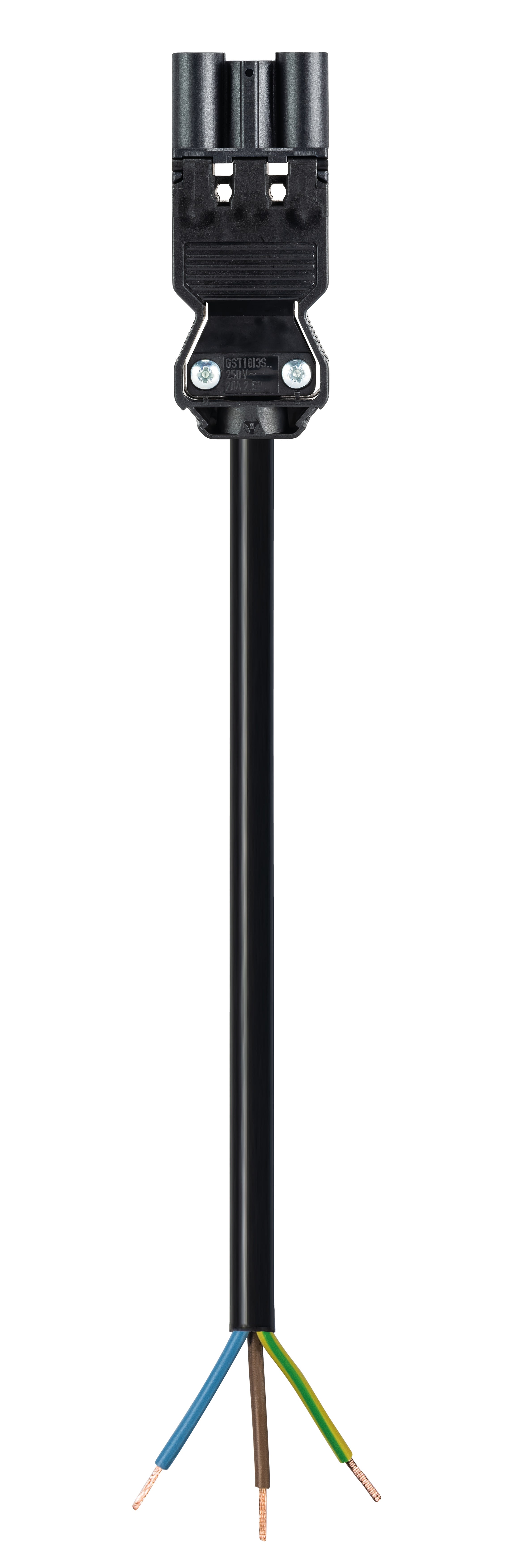 Wieland - cordon GST18i3 6m M/- 2,5² HO5Z1Z1F Noir (Dca)