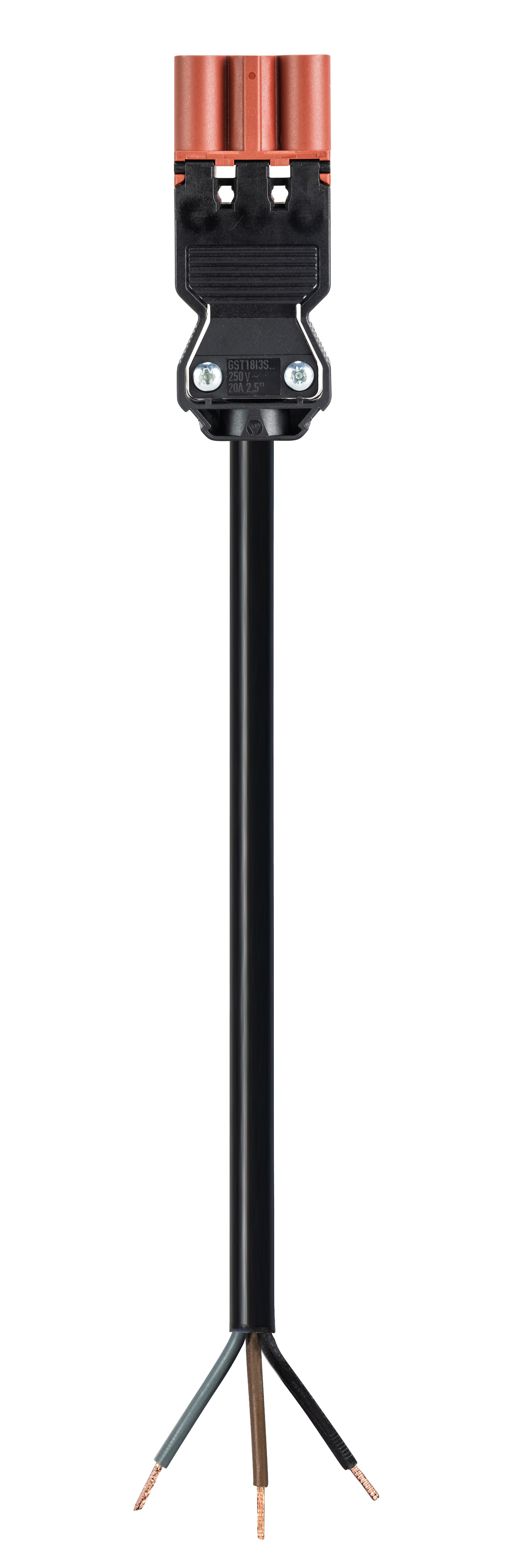 Wieland - cordon GST18i3 4m M/- 2,5² HO5Z1Z1F Marron (cca)