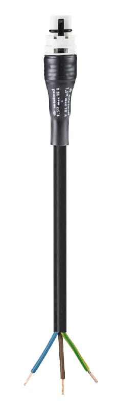 Wieland - cordon RST20i3 1m M/- 1,5² HO5VVF Gris clair (Eca)