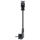 Wieland - cordon 3m GST18i3 F/Schucko 2,5² HO5VVF Noir (Eca)