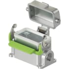 Wieland - embase taille 6 avec levier de verrouillage et couvercle + filee sur le côté
