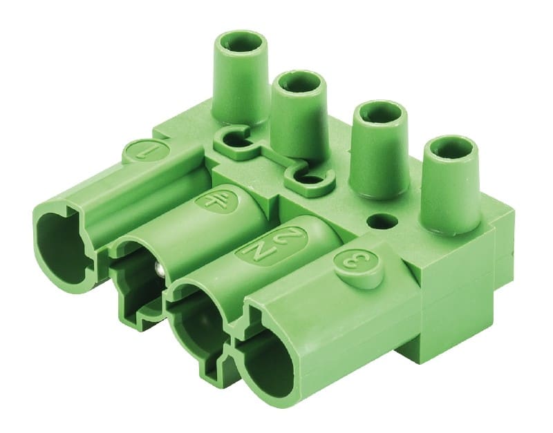 Wieland - connecteur GST18i4 mâle à vis Vert seul
