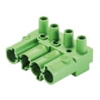 Wieland - connecteur GST18i4 mâle à vis Vert seul