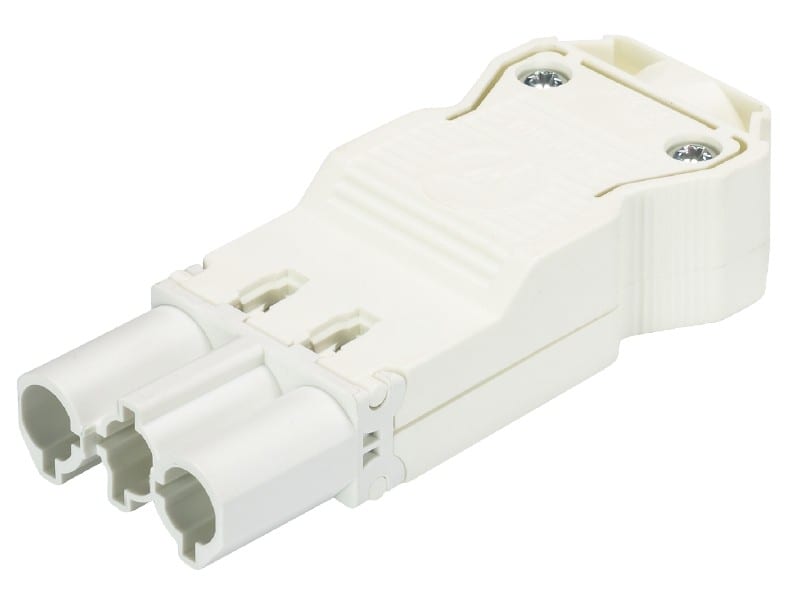 Wieland - connecteur GST18i3 mâle à Vis Blanc (10,5-14,5mm)