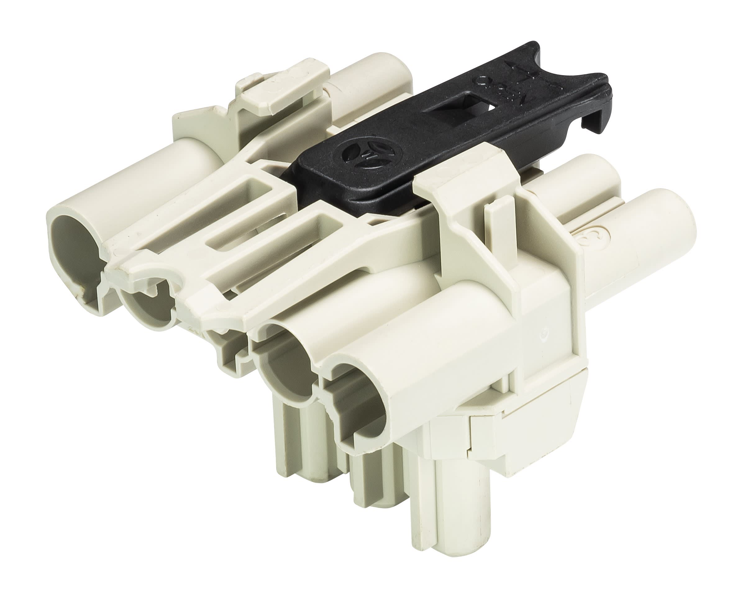 Wieland - répartiteur 1E/1S GST18i5 + 1S GST18i3 L1 en T Gris