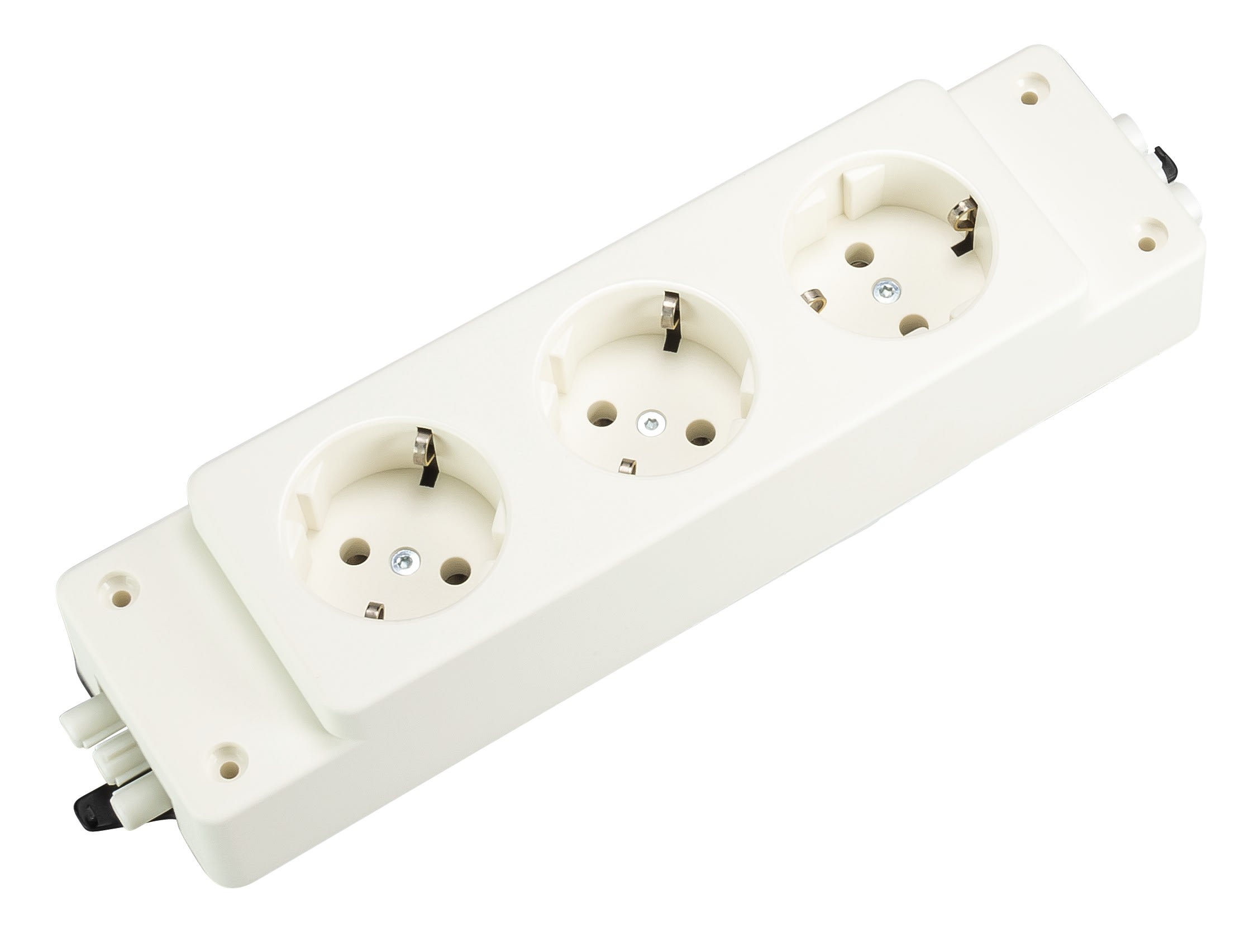 Wieland - nourrice 3 PC Schuko alim trav. GST18i3 Blanc