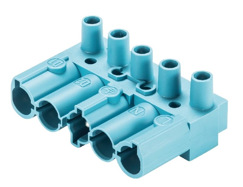 Wieland - Connecteur GST18i5 mâle à vis Bleu pastel seul