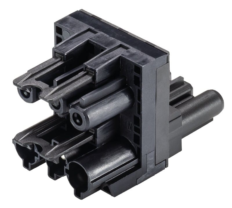 Wieland - répartiteur 1+2 GST18i3v 2p1h v noir