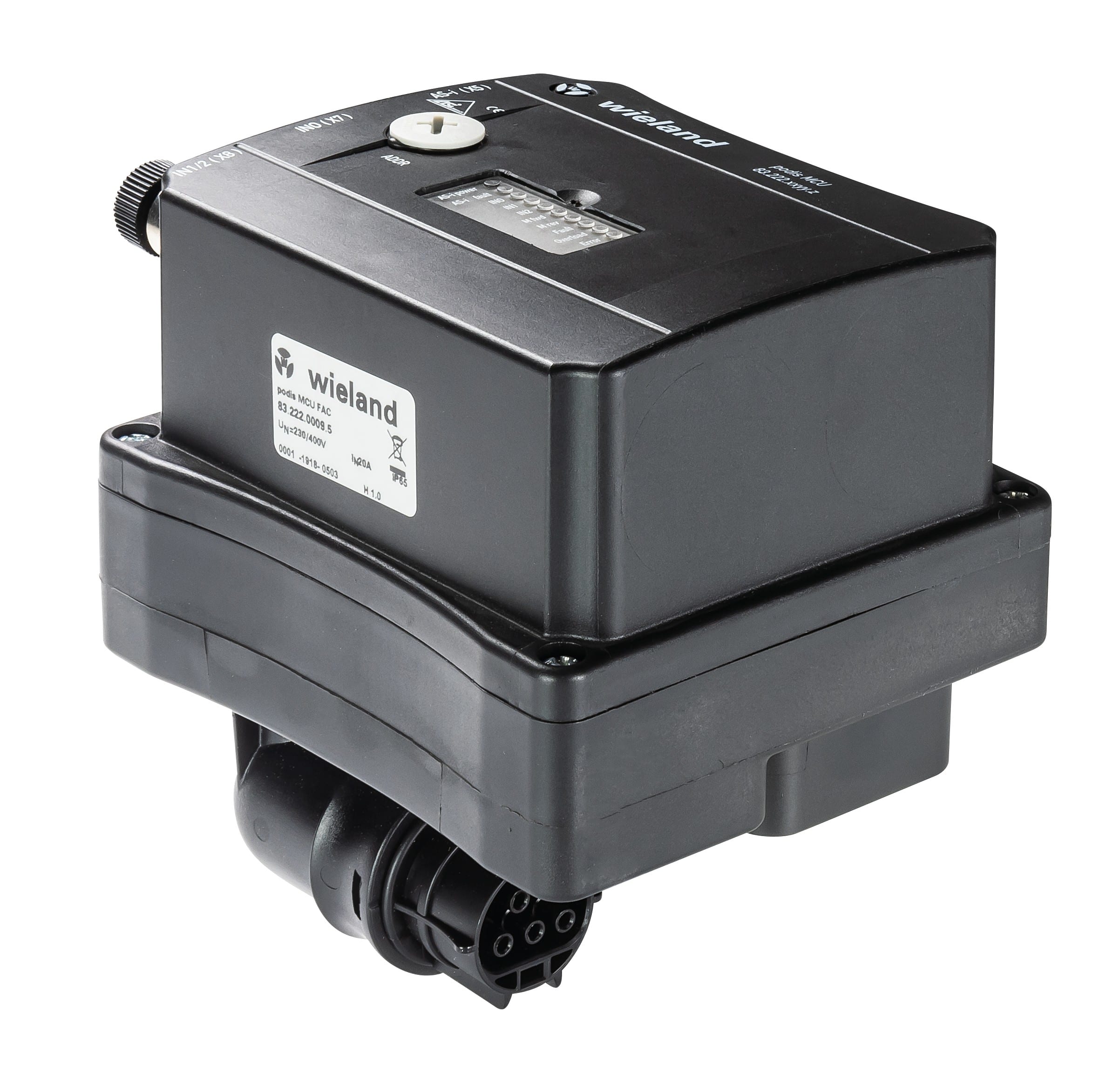 Wieland - Départ moteur reversible AS-i pour moteur asynchrone triphasée podis mcu fac  3I