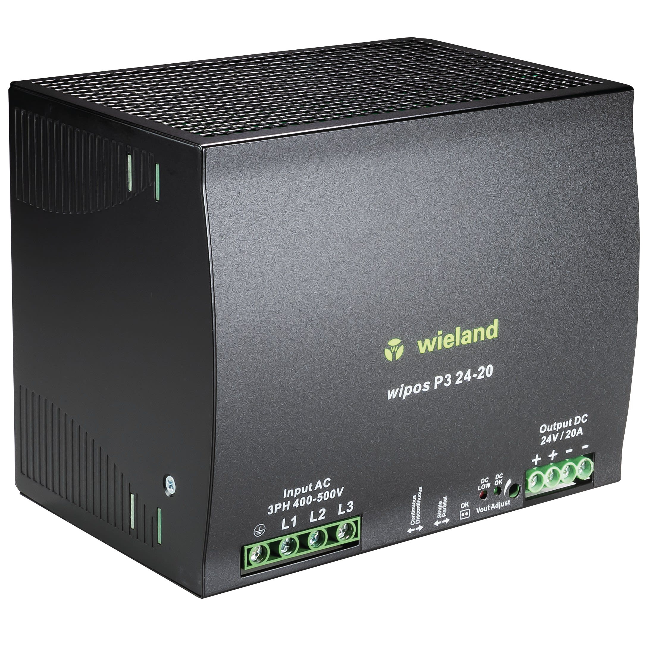 Wieland - alimentation à découpage av interrwipos p3 24-20