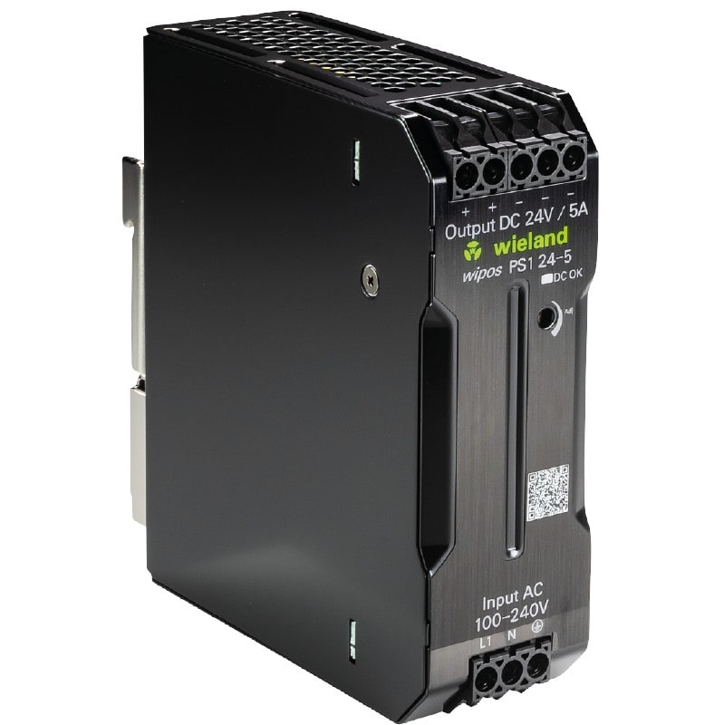 Wieland - alimentation à découpage monophasé wipos ps1 24-5a