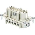 Wieland - bloc contact femellebas bus 3 2,5 64-insert femelle