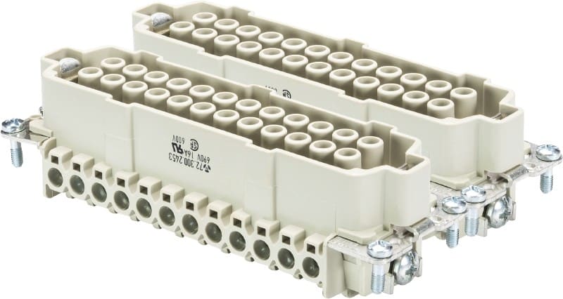 Wieland - bloc contacts fembas bus 48 2,5 69-insert femelle