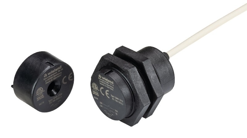 Wieland - sma0313 capteur avec câble de 3m + aimant NC/NO