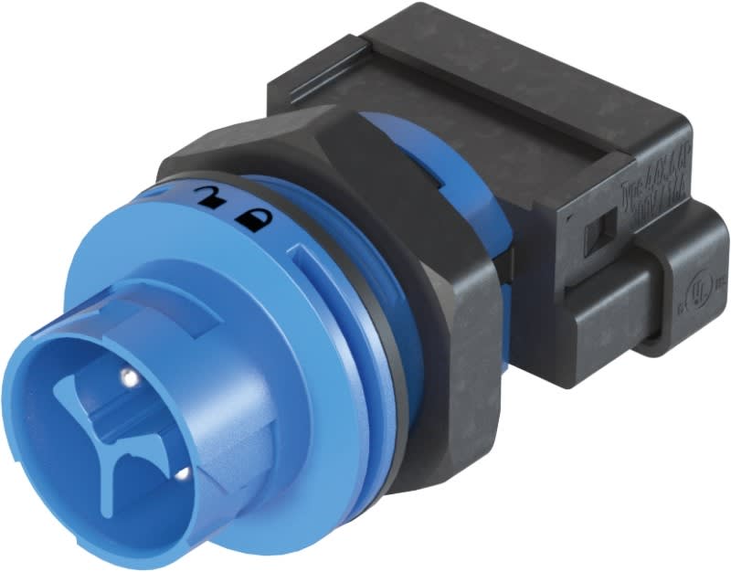 Wieland - Embase RST16i3 MOLA mâle à ressort bleu