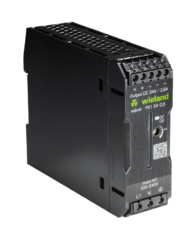 Wieland - alimentation à découpage monophasé wipos ps1 24-2.5a