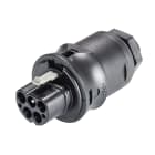 Wieland - embase RST20i5 mâle à vis M16 Noir