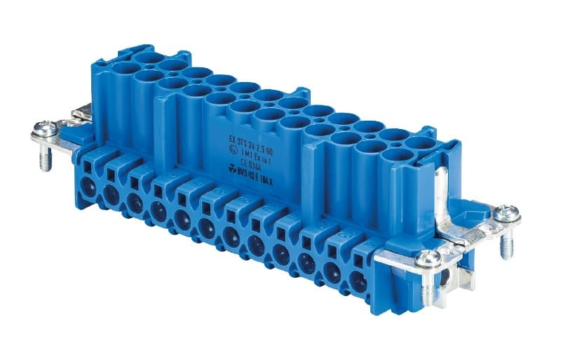 Wieland - bldc cont. males ex sts 24 2,5 09ia-insert mâle