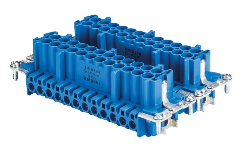 Wieland - bldc cont. males ex sts 48 2,5 09ia-insert mâle