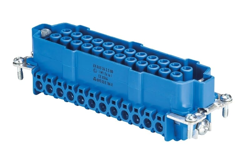 Wieland - bloc contacts femex bus 24 2,5 09ia-insert femelle