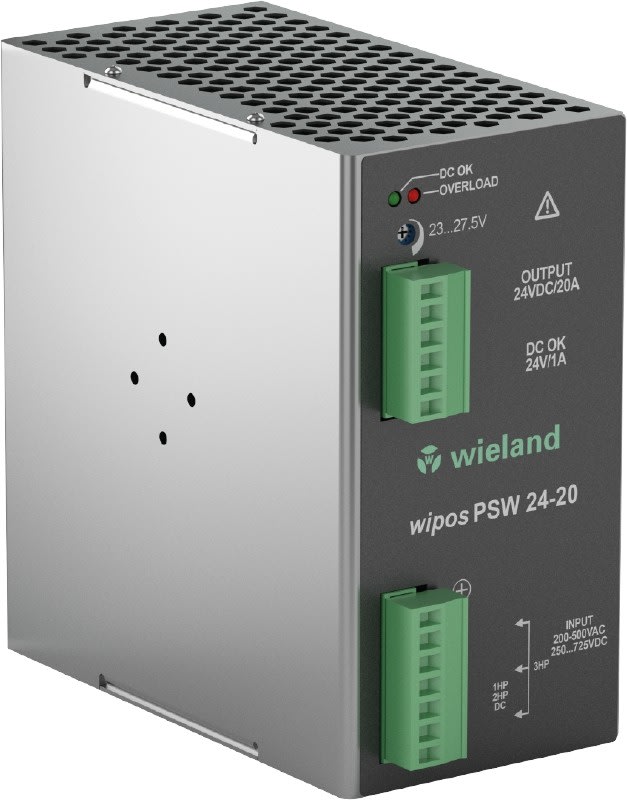 Wieland - Alimentation wipos monophasé PSW 24V-20A
