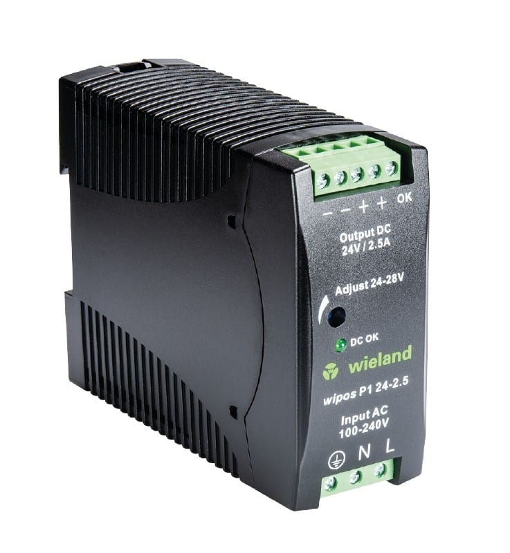Wieland - alimentation à découpage monophasé wipos p1 24-2.5a