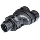 Wieland - connecteur RST20i2 femelle à vis double 10-14mm Noir