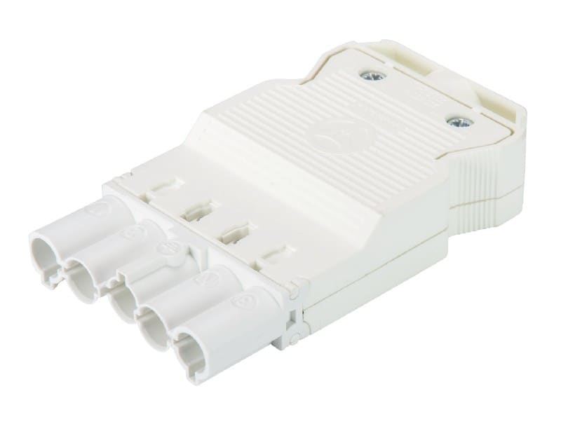 Wieland - connecteur GST18i5 mâle à vis Blanc (11,5-15,5mm)