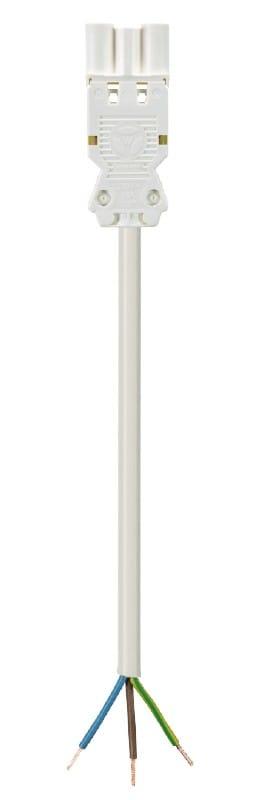 Wieland - cordon GST18i3 1,5m M/- 2,5² HO5VVF Blanc (Eca)