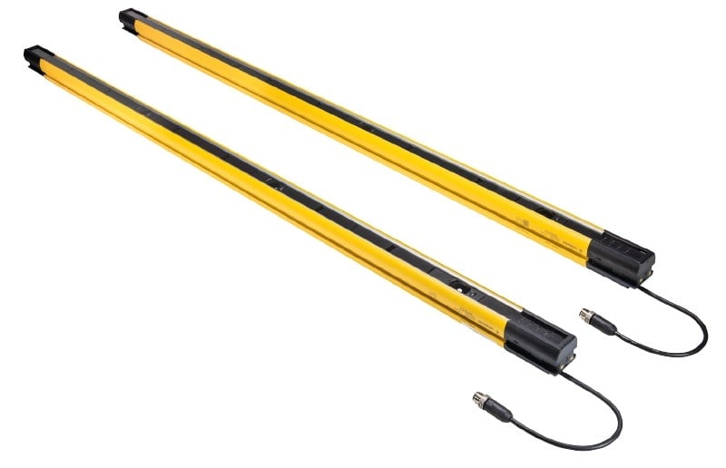 Wieland - Safety Light Grid BASE Transmitter + Receiver, 4 beams, ranges up to 70 m, Heigh
