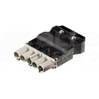 Wieland - connecteur GST18i5 mâle à vis Gris