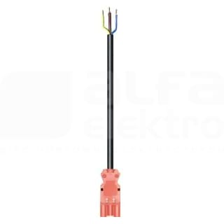 Wieland - Cordon GST18i3 1m M/- 1,5² HO5VVF Rouge saumon 5kV 70°C (Eca)