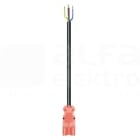 Wieland - Cordon GST18i3 1m M/- 1,5² HO5VVF Rouge saumon 5kV 70°C (Eca)