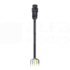 Wieland - cordon RST20i5 5m F/- 2,5² HO5VVF Noir (Eca)