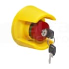 Wieland - snh 0700 bouton au à clef avec collerette de protect. et indicat. d'activation