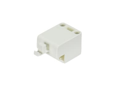 Wieland - capot (G)ST18i3 avec verouillage M pour connecteur simple Blanc