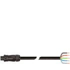 Wieland - cordon RST20i5 5m M/- 4² HO7RNF Noir