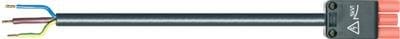 Wieland - Cordon GST18i3 0,3m M/- 1,5² N2GMH2G Rouge saumon 5kV 180°C