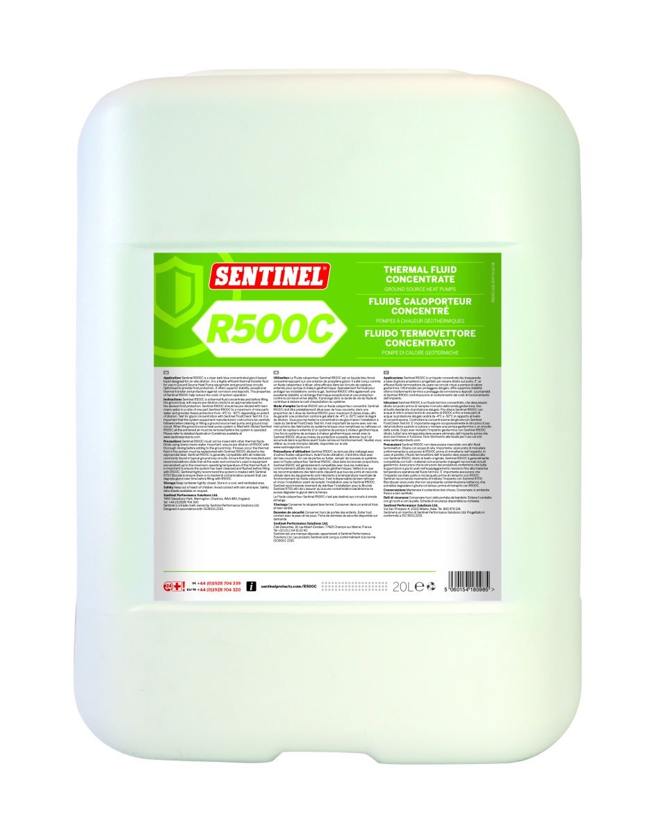 Sentinel Performance Solutions - R600 - 20L - FLUIDE CALOPORTEUR PAC AIR/EAU