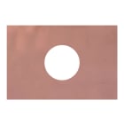 Te Connectivity (EX TYCO SIMEL) - PBST 1/12-14-Plaque bimétallique pour sabot de terre-Lxl: 36x55mm-Trou: 14,3mm