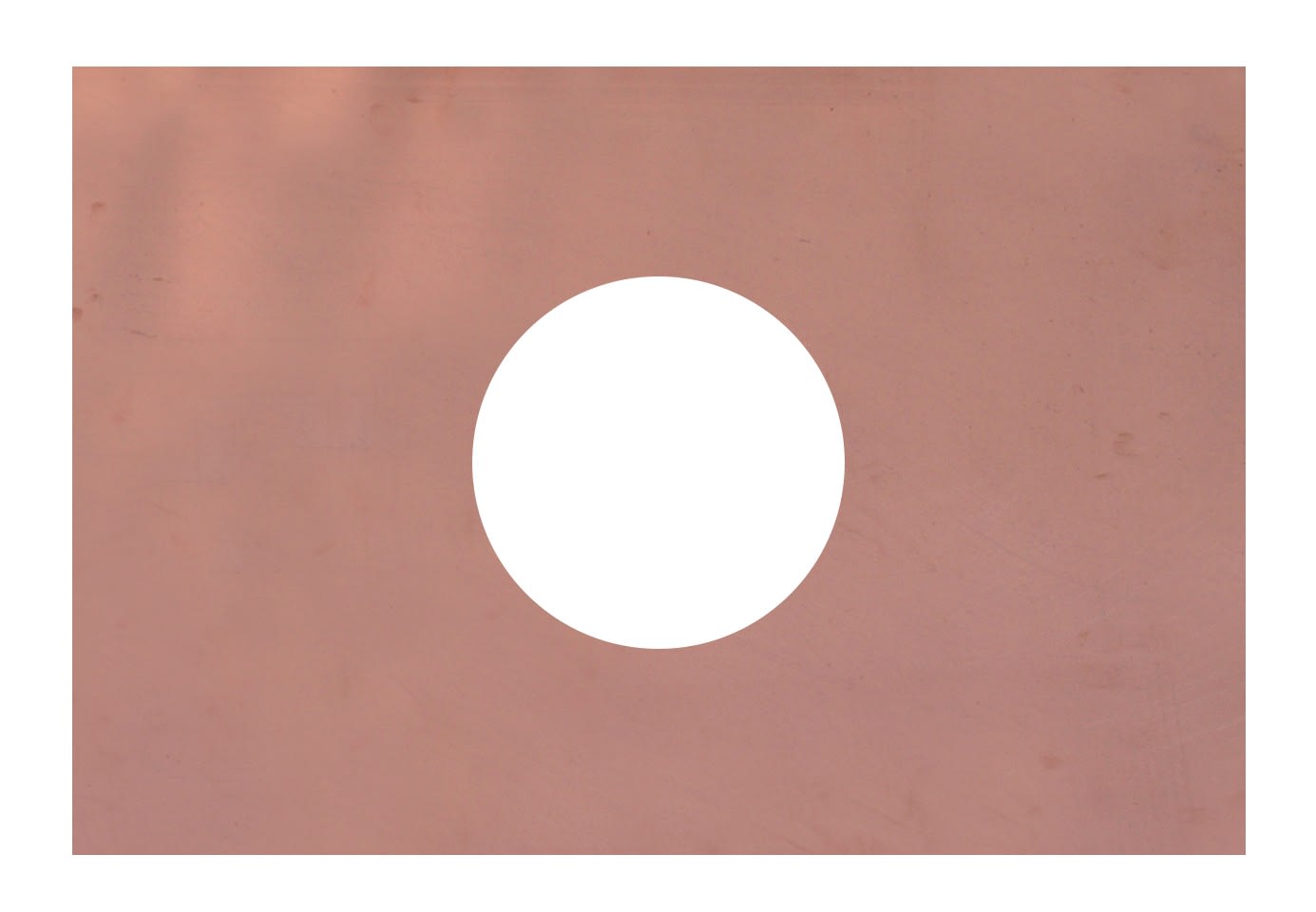 Te Connectivity (EX TYCO SIMEL) - PBST 1/16-Plaque bimétallique pour sabot de terre-Lxl: 36x55mm-Trou: 16,5mm