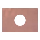 Te Connectivity (EX TYCO SIMEL) - PBST 1/16-Plaque bimétallique pour sabot de terre-Lxl: 36x55mm-Trou: 16,5mm