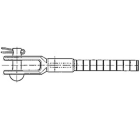 Te Connectivity (EX TYCO SIMEL) - A 50R + thermo-Manchon d'ancrage pour ligne isolée HTA + thermo-Section: 50mm²