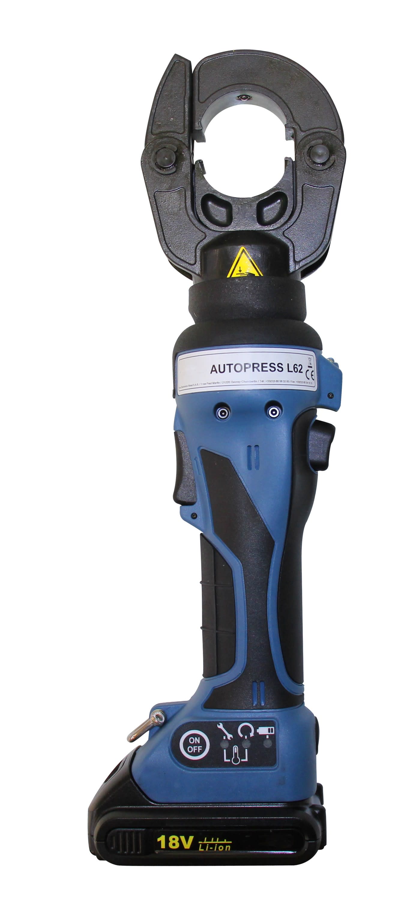 Te Connectivity (EX TYCO SIMEL) - AutoPress L62-Sertisseuse hydraulique sur accu 18V+coffret+chargeur + 1 batterie