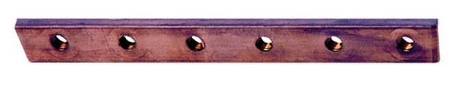 Te Connectivity (EX TYCO SIMEL) - Barre cuivre nu taraudée M6-Entraxe 25mm-Dim: 20x5mm-Long: 0,99m-Fixation 10mm