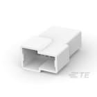 Te Connectivity (EX TYCO SIMEL) - Boîtier Fastin-Faston Femelle 2 voies en T pour languette 6,3mm-Polyamide blanc