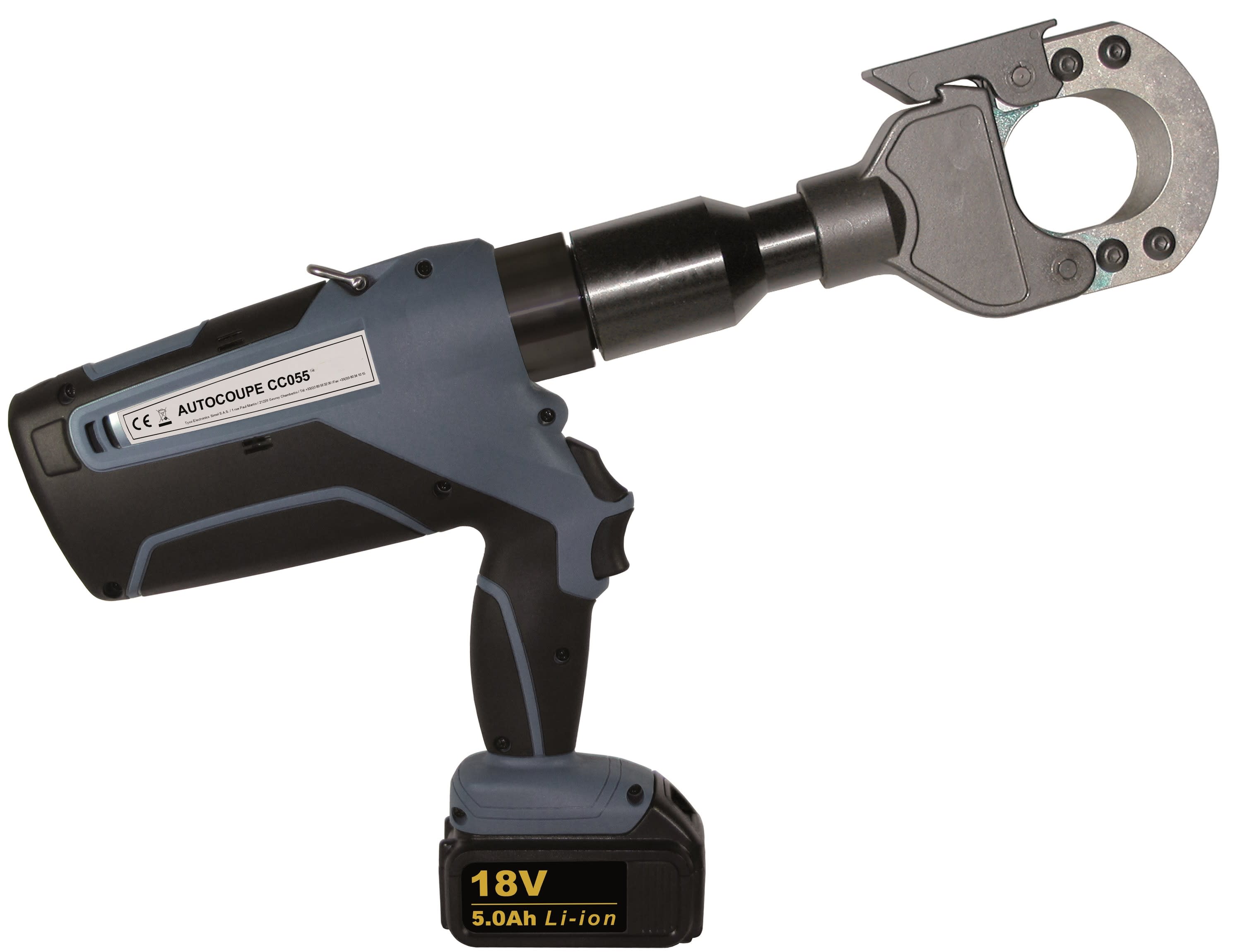 Te Connectivity (EX TYCO SIMEL) - AutoCoupe CC055-NG-Coupe câble hydraulique sur accu+coffret+chargeur+ 1 batterie