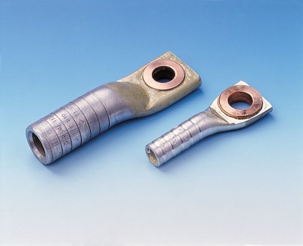 Te Connectivity (EX TYCO SIMEL) - CN2AU 54-60-Cosse alu-cuivre droite pour ligne aérienne 54,6 ou 59,7mm²-6723821