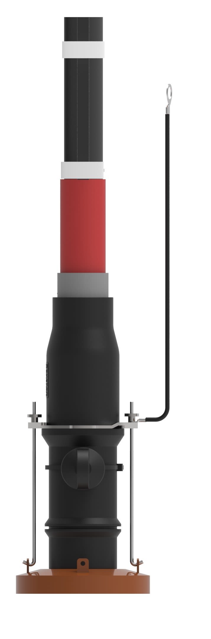 Te Connectivity (EX TYCO SIMEL) - CSD-250A-24-RSM-50/95 ALCU-Connect Separ Droit 24kV-250A-50/95mm² alu/cu-6794104