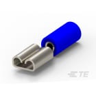 Te Connectivity (EX TYCO SIMEL) - Clip FASTON Bleu pour languette 5,0 x 0,8mm-Section: 1 à 2,5mm²-Laiton étamé